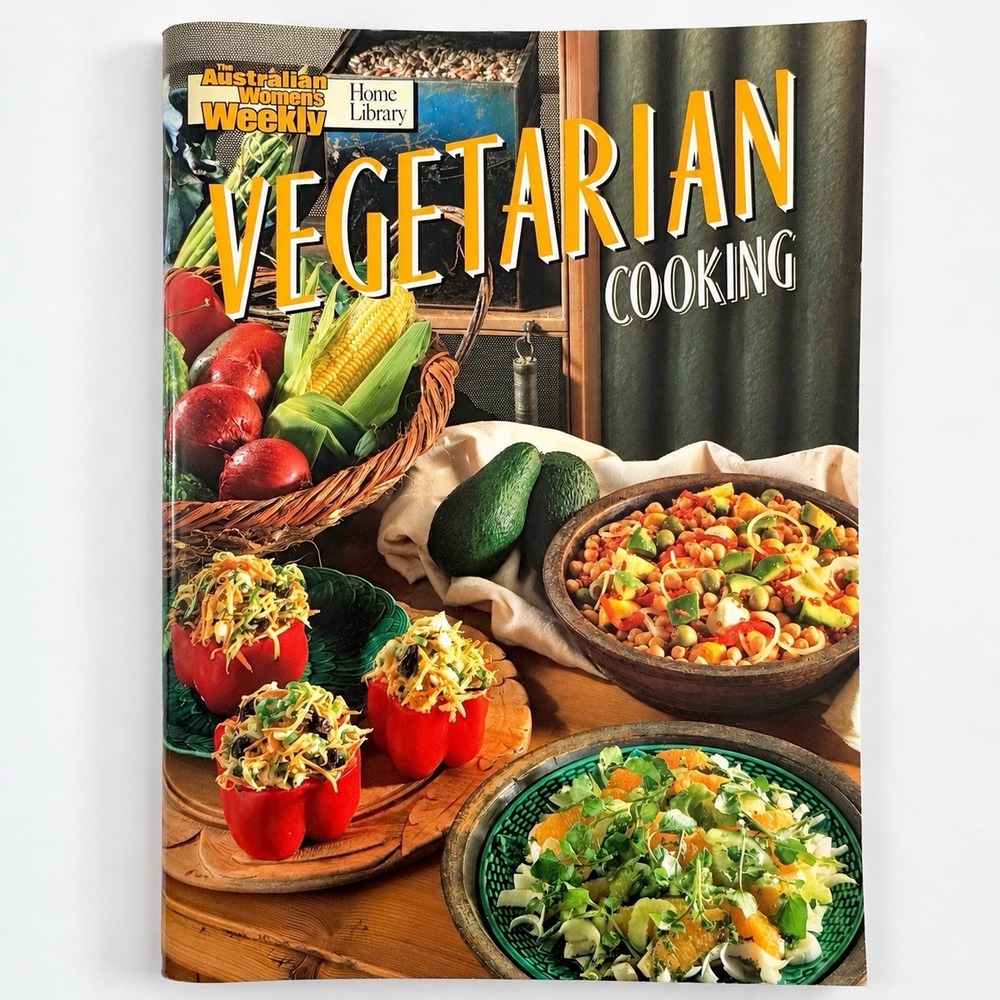 VTG 1990 Australian Women's Weekly Vegetarian Cooking Cookbook Recipes Softcover